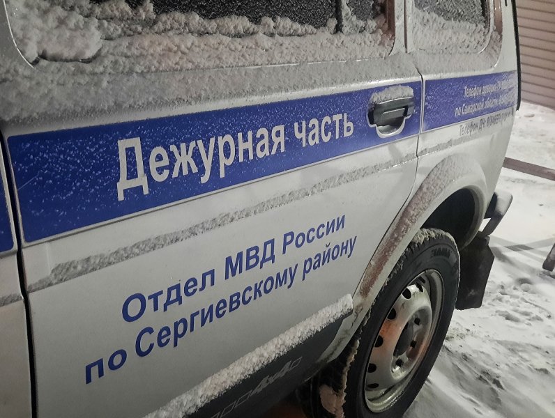 В Сергиевском районе сотрудники полиции задержали подозреваемую в грабеже